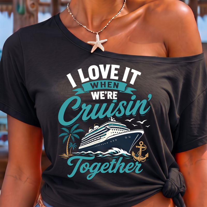 When Cruisin' Together Vintage Nautical - DTF Transfer