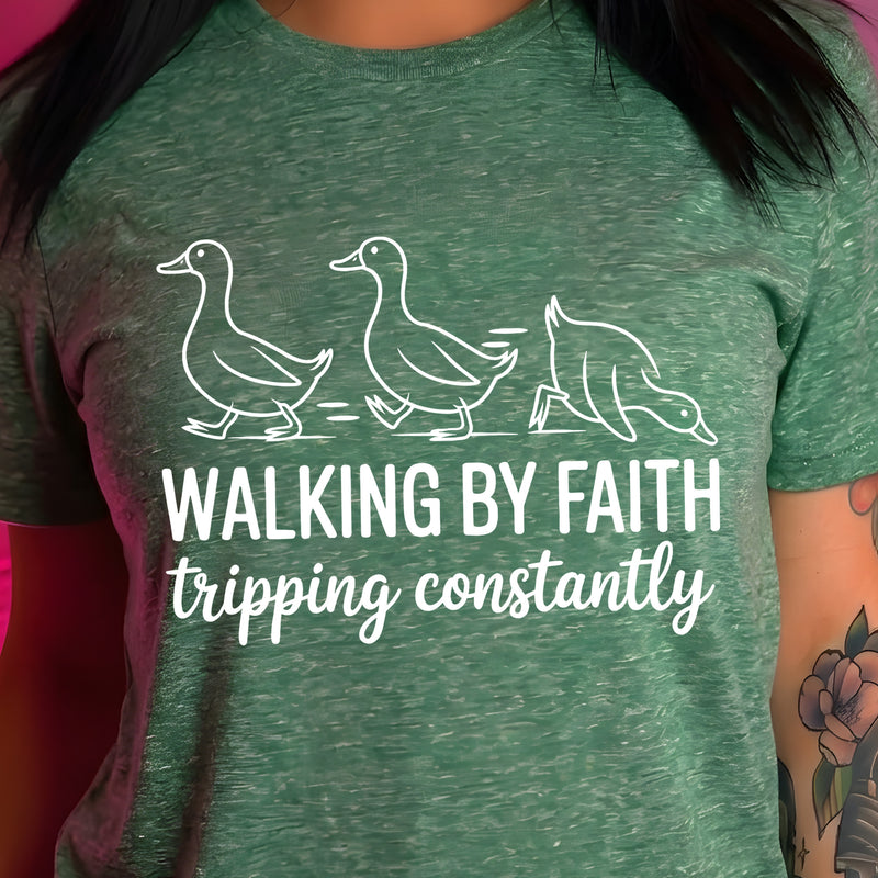 Walking By Faith - DTF Transfer